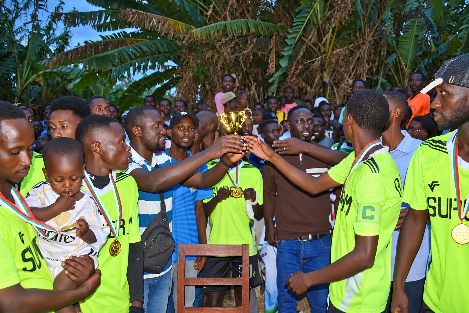 Young people participating in an OLIFE peacebuilding activity