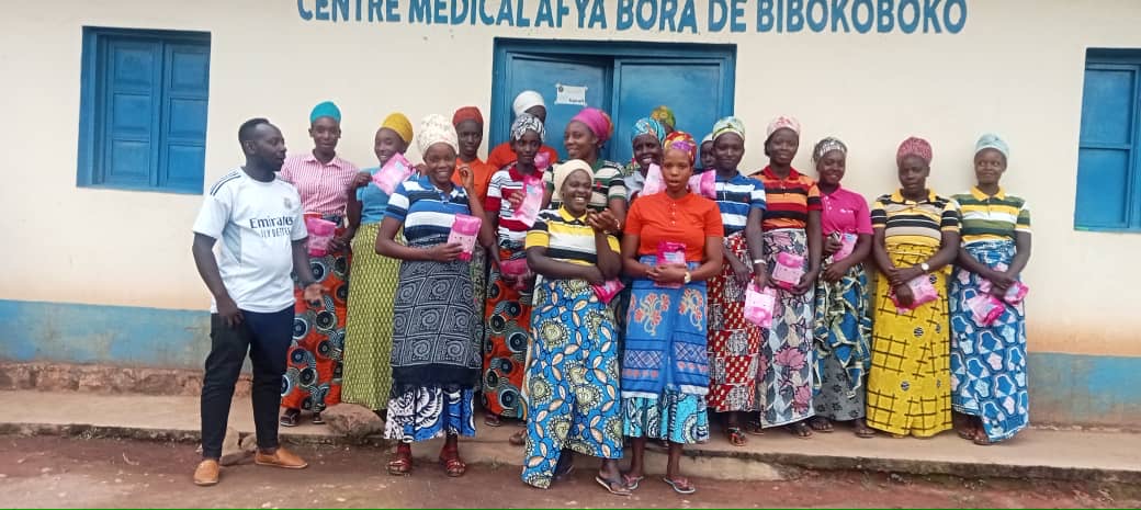 Women participating in a community health and dignity support program 1
